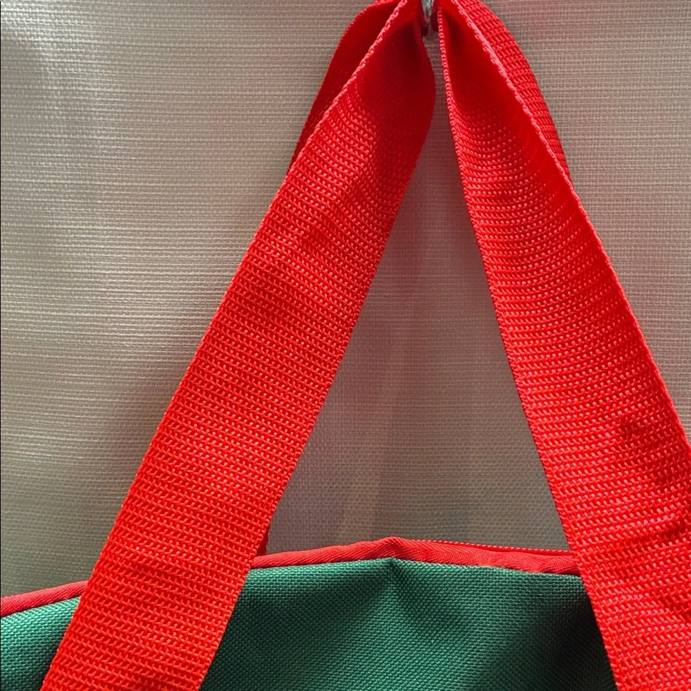 Green and Red Storage Bag